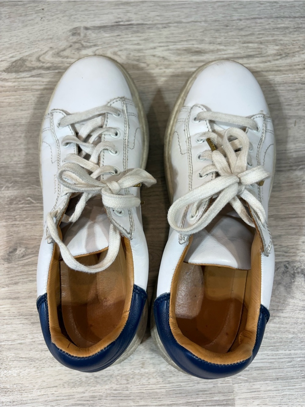 Alohas Sneakers Womens 9 TB 65 Leather Blue Ankle Classic Casual Comfort - Picture 6 of 12